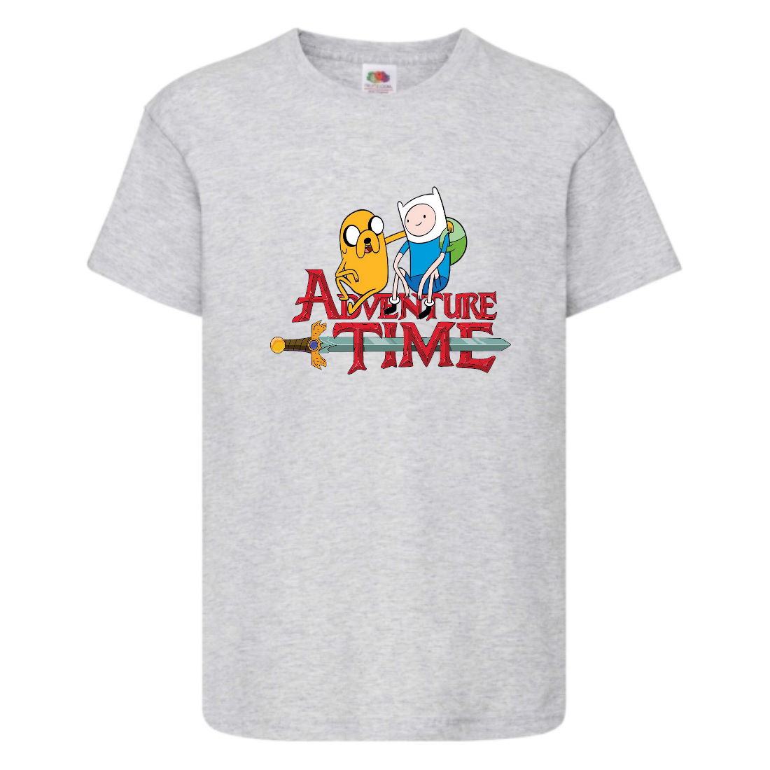 

Футболка детская Время Приключений 0027 (Adventure Time) серая (ADT gry 0027) 140 см