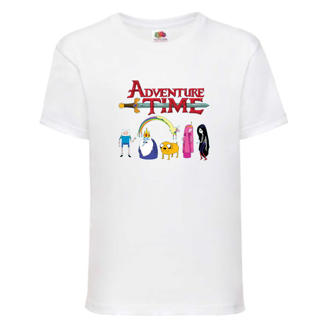 

Футболка детская Время Приключений 0022 (Adventure Time) белая (ADT wh 0022) 152 см
