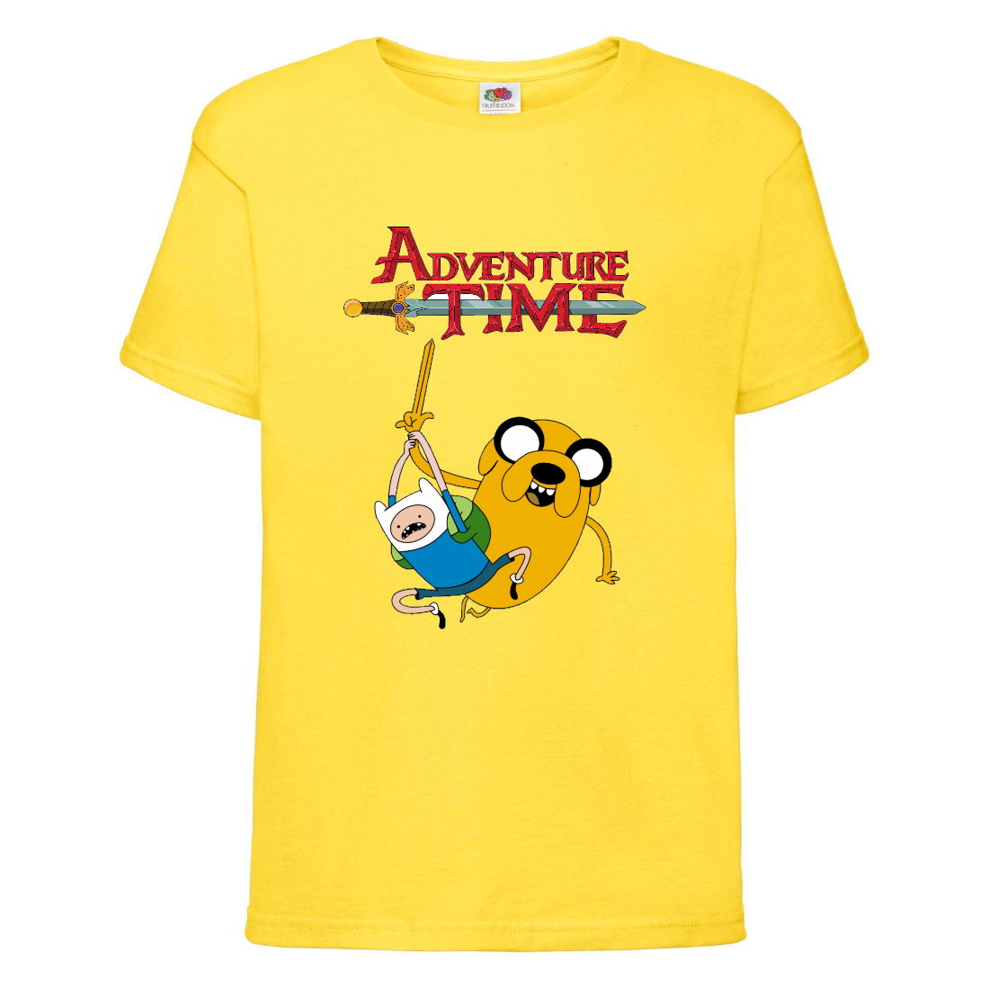 

Футболка детская Время Приключений 0012 (Adventure Time) желтая (ADT yel 0012) 152 см