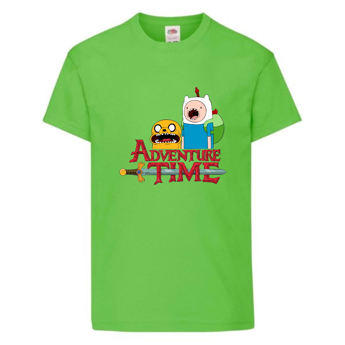 

Футболка детская Время Приключений 0014 (Adventure Time) светлозеленая (ADT lgrn 0014) 164 см