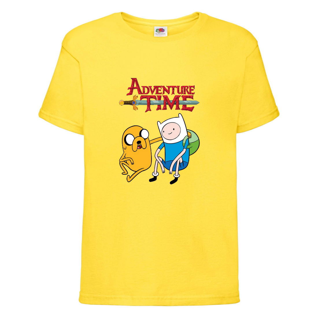 

Футболка детская Время Приключений 0018 (Adventure Time) желтая (ADT yel 0018) 152 см