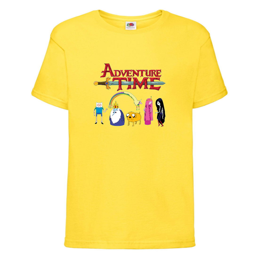 

Футболка детская Время Приключений 0022 (Adventure Time) желтая (ADT yel 0022) 104 см
