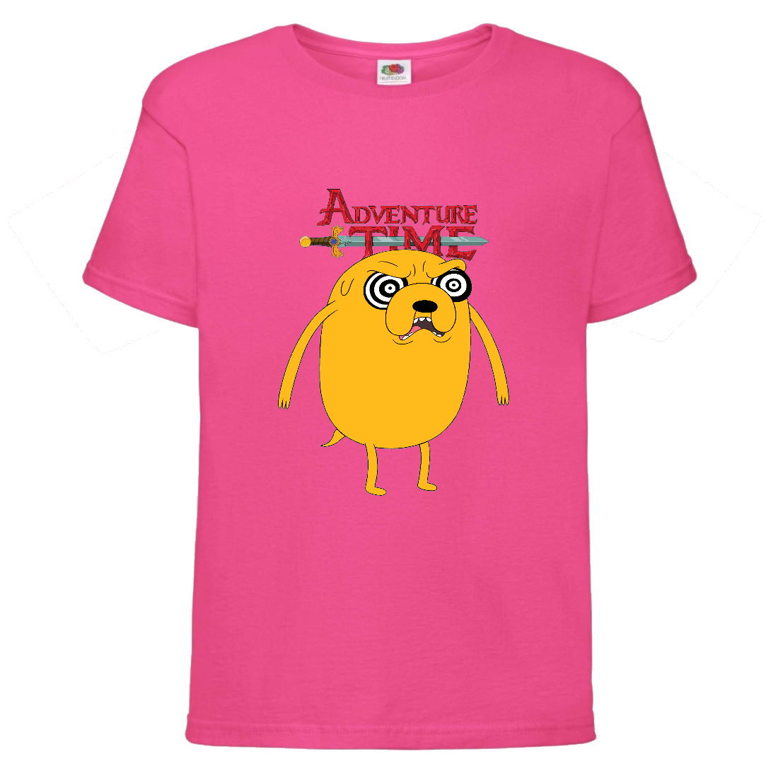 

Футболка детская Время Приключений 003 (Adventure Time) розовая (ADT pnc 003) 152 см