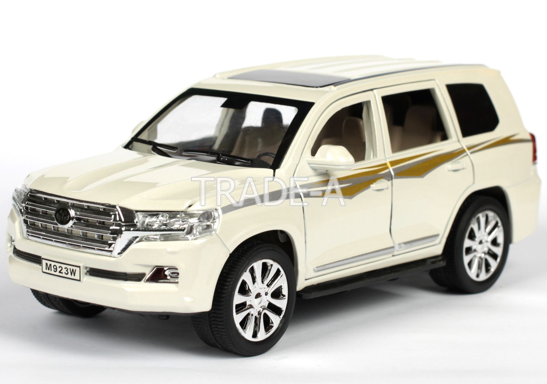 

Машинка Автопром 7690 Toyota Land Cruiser 200 2015 1:24 белый