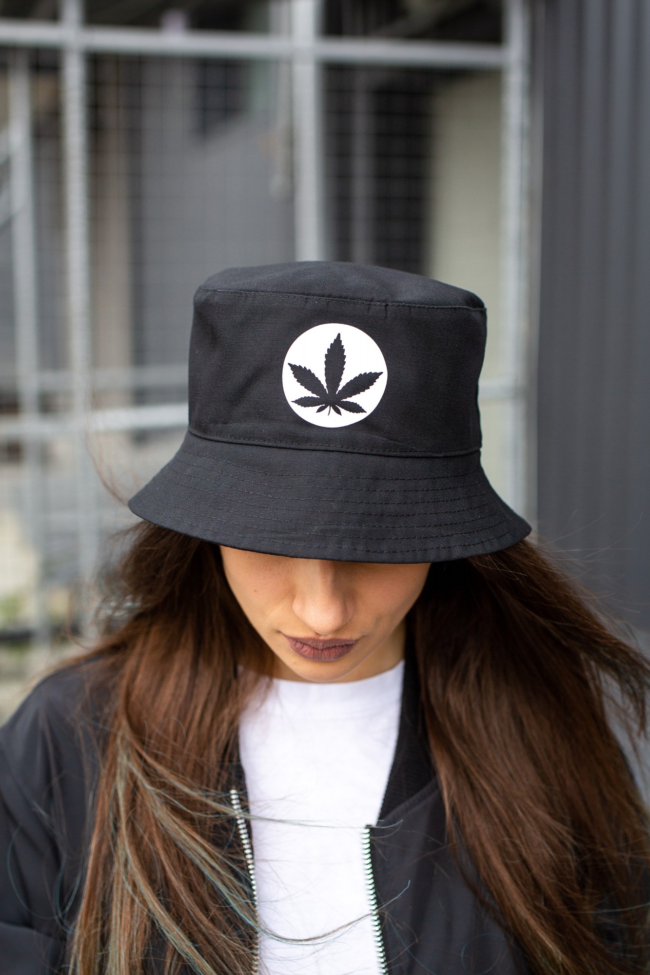 

Панамка Without Ring Cannabis Reflective Woman M Black