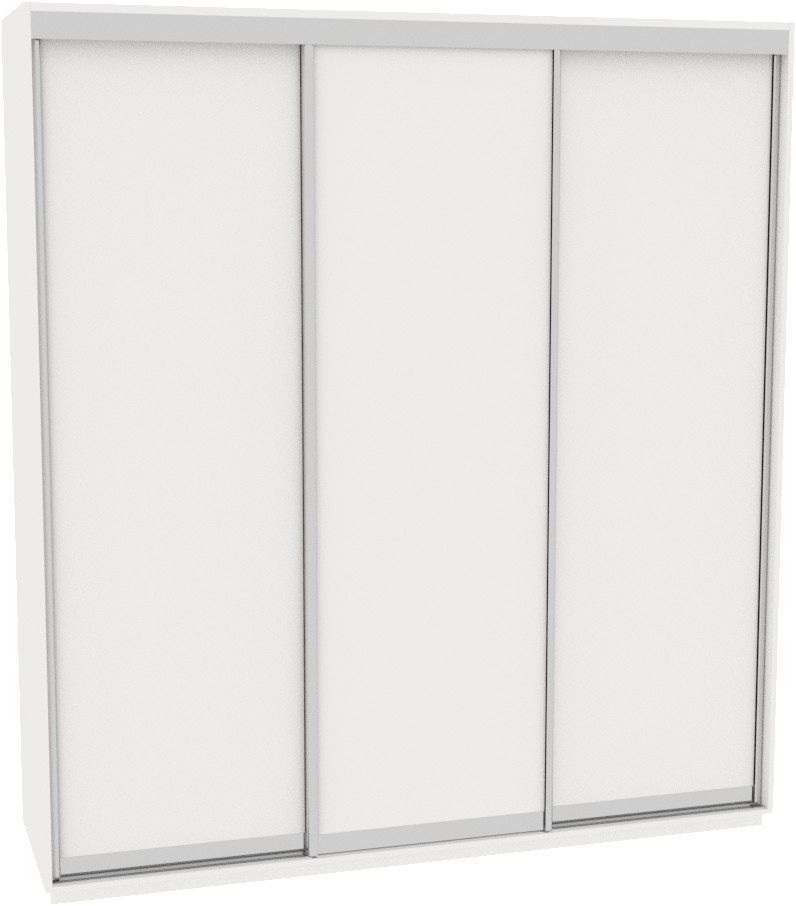

Шкаф-купе ДОМ В226 Белый ДСП 220x60x220