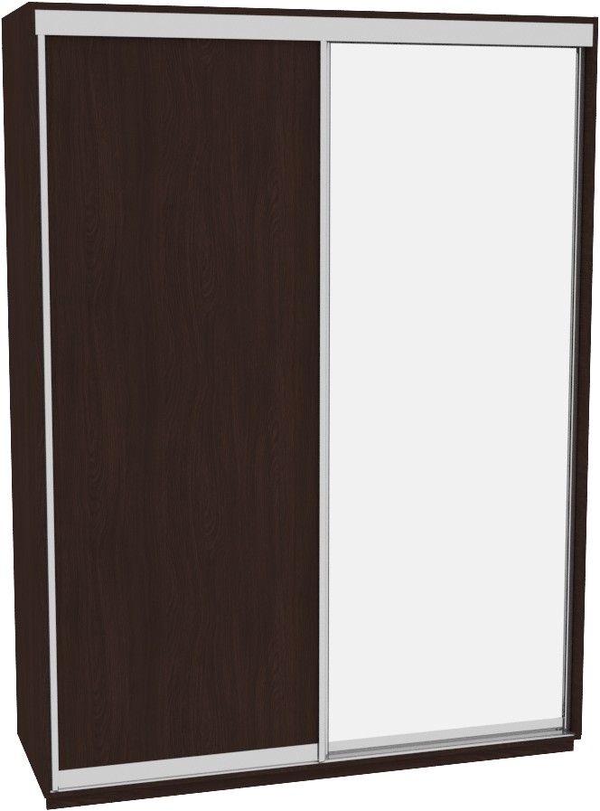 

Шкаф-купе ДОМ В176 Венге ДСП+Зеркало 170x60x220