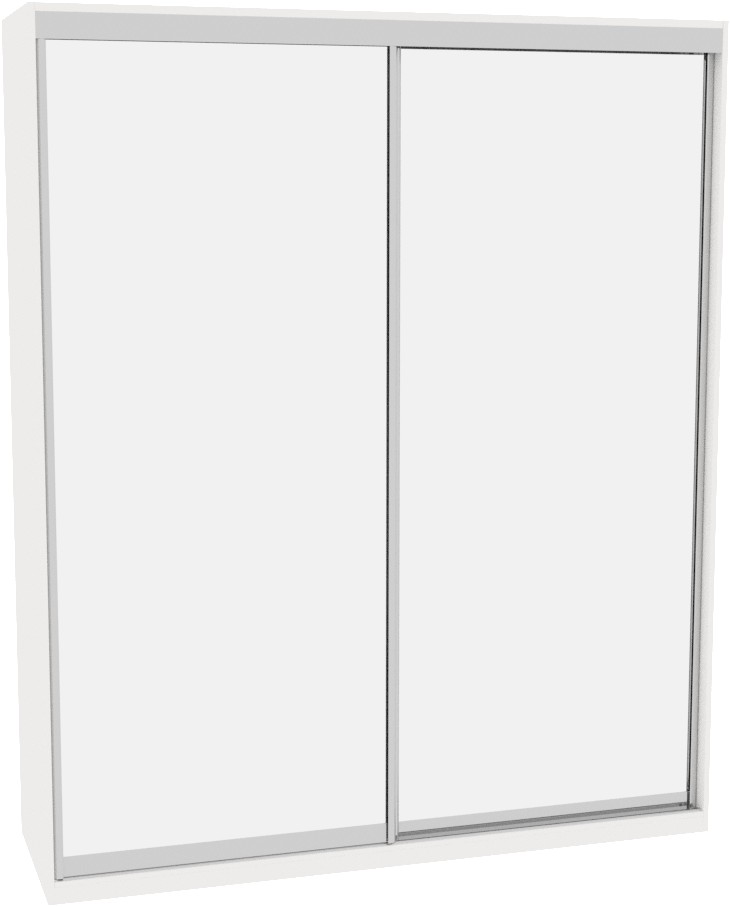 

Шкаф-купе ДОМ ВН206 Белый Зеркало 200x60x220