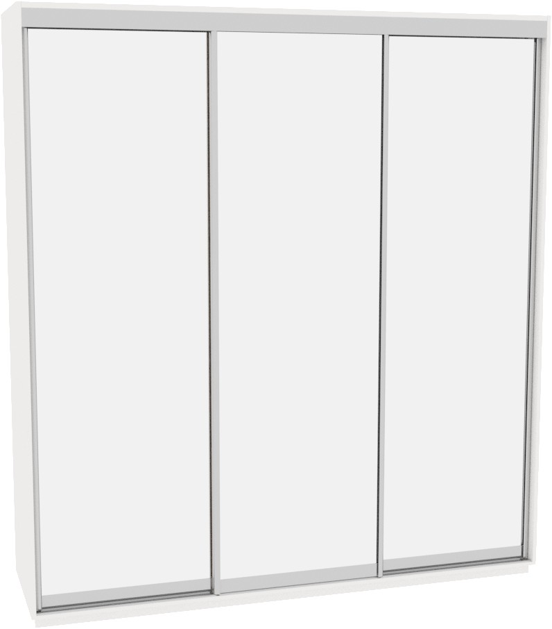 

Шкаф-купе ДОМ В216 Белый Зеркало 210x60x220
