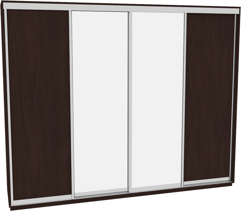 

Шкаф-купе ДОМ В326 Венге ДСП+Зеркало 320x60x220
