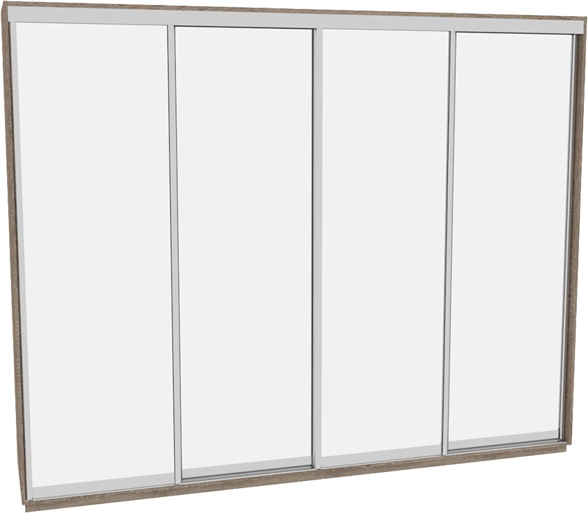 

Шкаф-купе ДОМ В326 Дуб сонома трюфель Зеркало 320x60x220