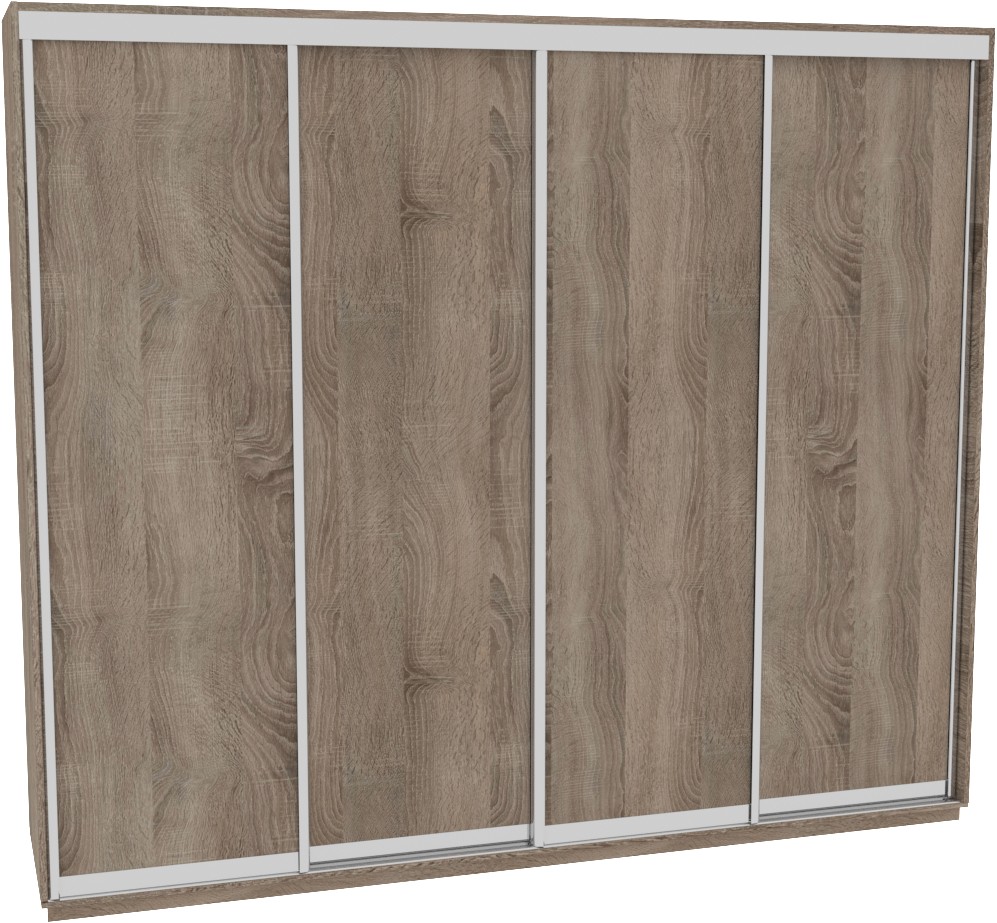 

Шкаф-купе ДОМ В316 Дуб сонома трюфель ДСП 310x60x220