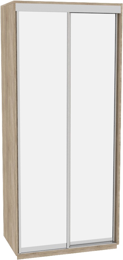 

Шкаф-купе ДОМ В116 Дуб сонома Зеркало 110x60x220