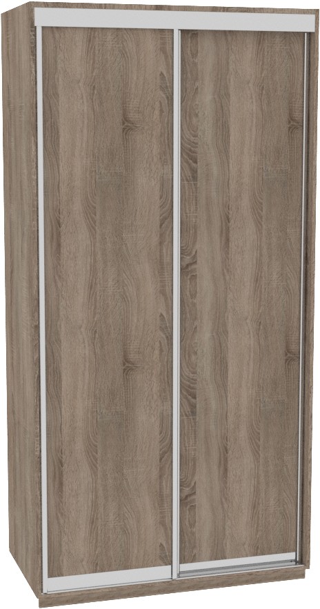 

Шкаф-купе ДОМ В126 Дуб сонома трюфель ДСП 120x60x220