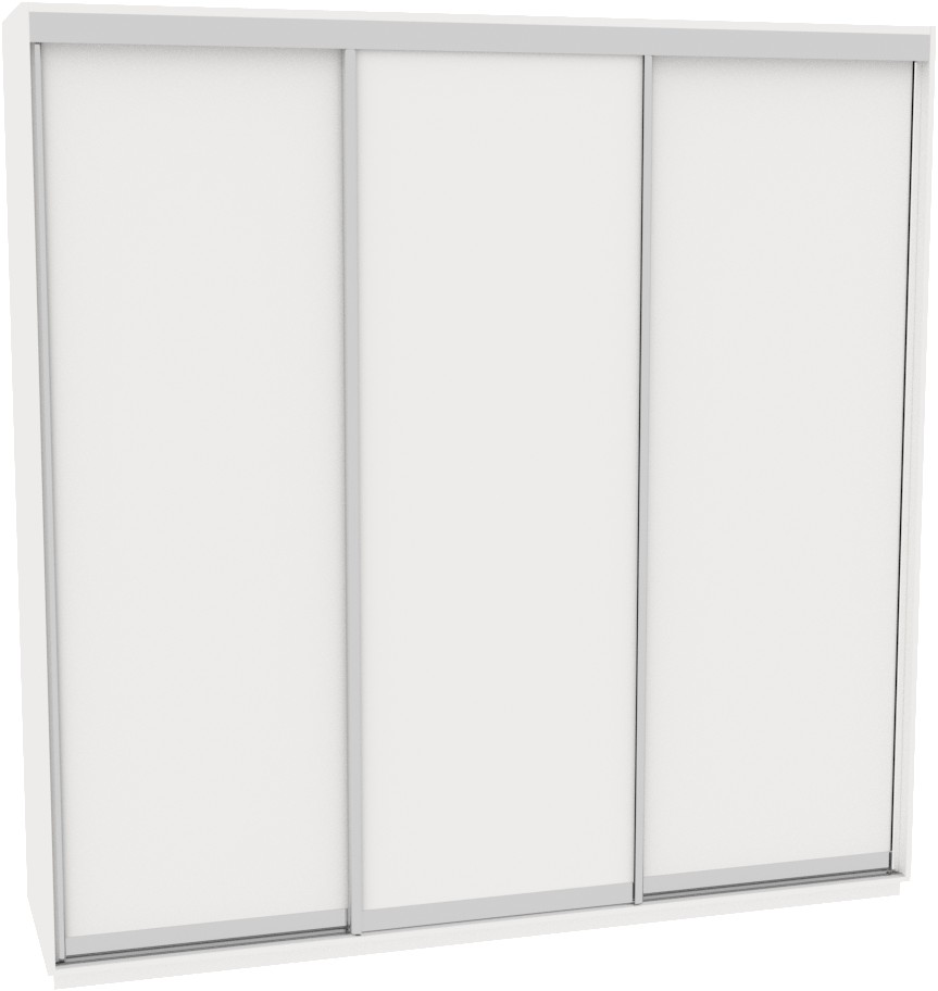

Шкаф-купе ДОМ В256 Белый ДСП 250x60x220