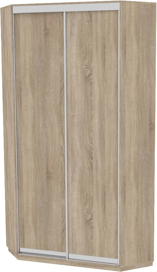 

Шкаф-купе ДОМ Угловой ВУ1200 Дуб сонома ДСП 120x120x220
