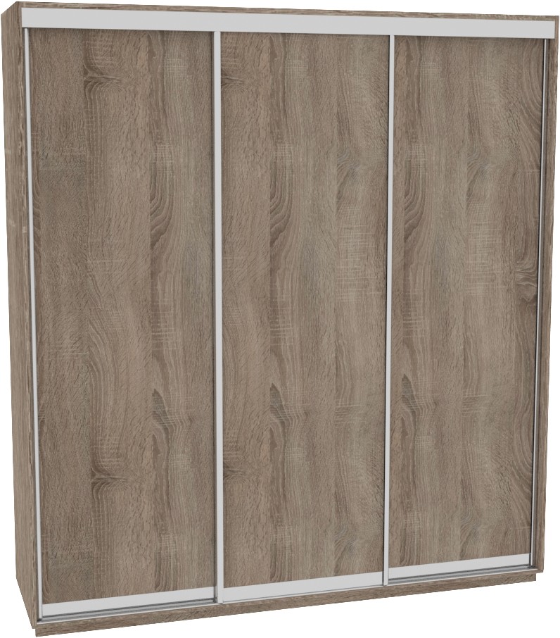 

Шкаф-купе ДОМ В226 Дуб сонома трюфель ДСП 220x60x220