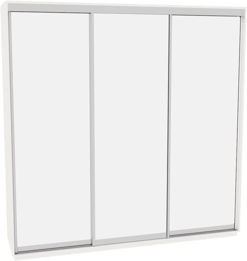 

Шкаф-купе ДОМ В256 Белый Зеркало 250x60x220