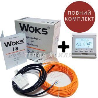 

6.0 м2 WOKS-18 Комплект кабельного теплого пола под плитку с Е51