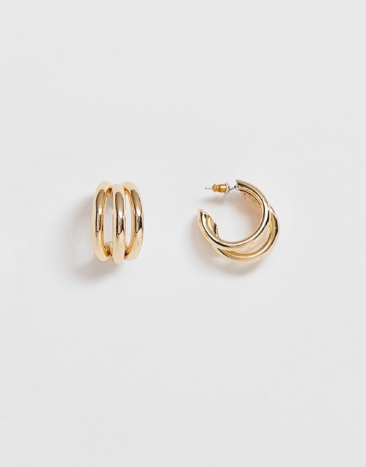 

Сережки ASOS DESIGN у потрійному дизайні S00 золотисті (P-6910806230868)