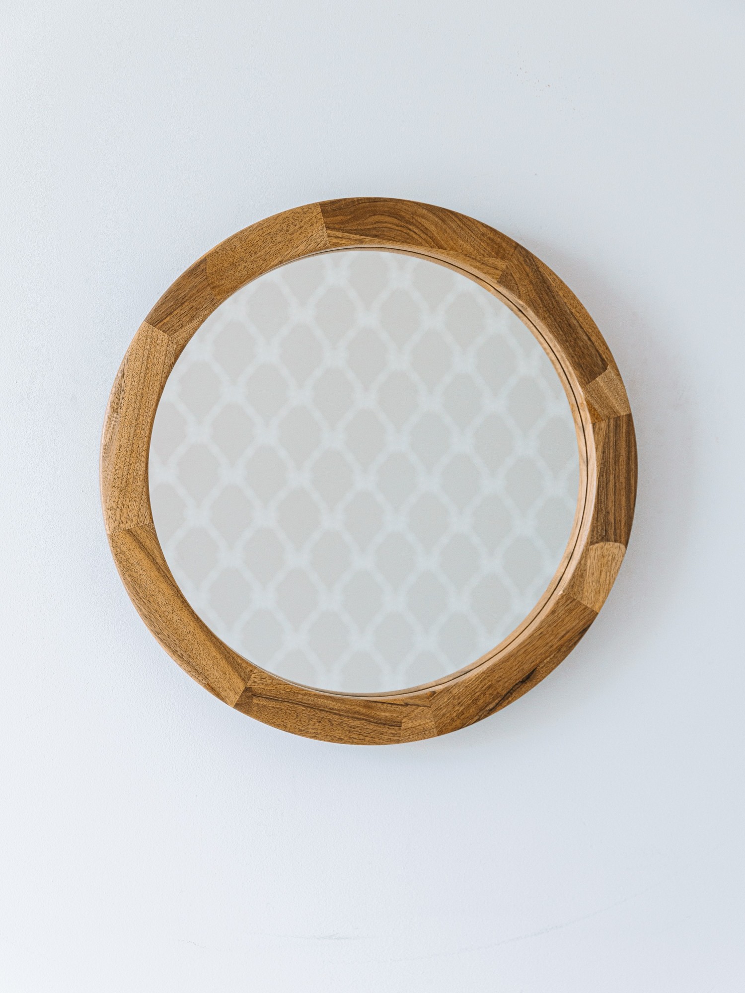 

Зеркало Luxury Wood деревянное круглое 50см Perfection орех