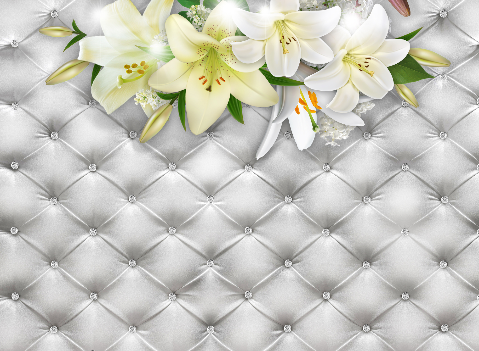 

Фотообои 3D '3D лилии' (3941) , Гладь