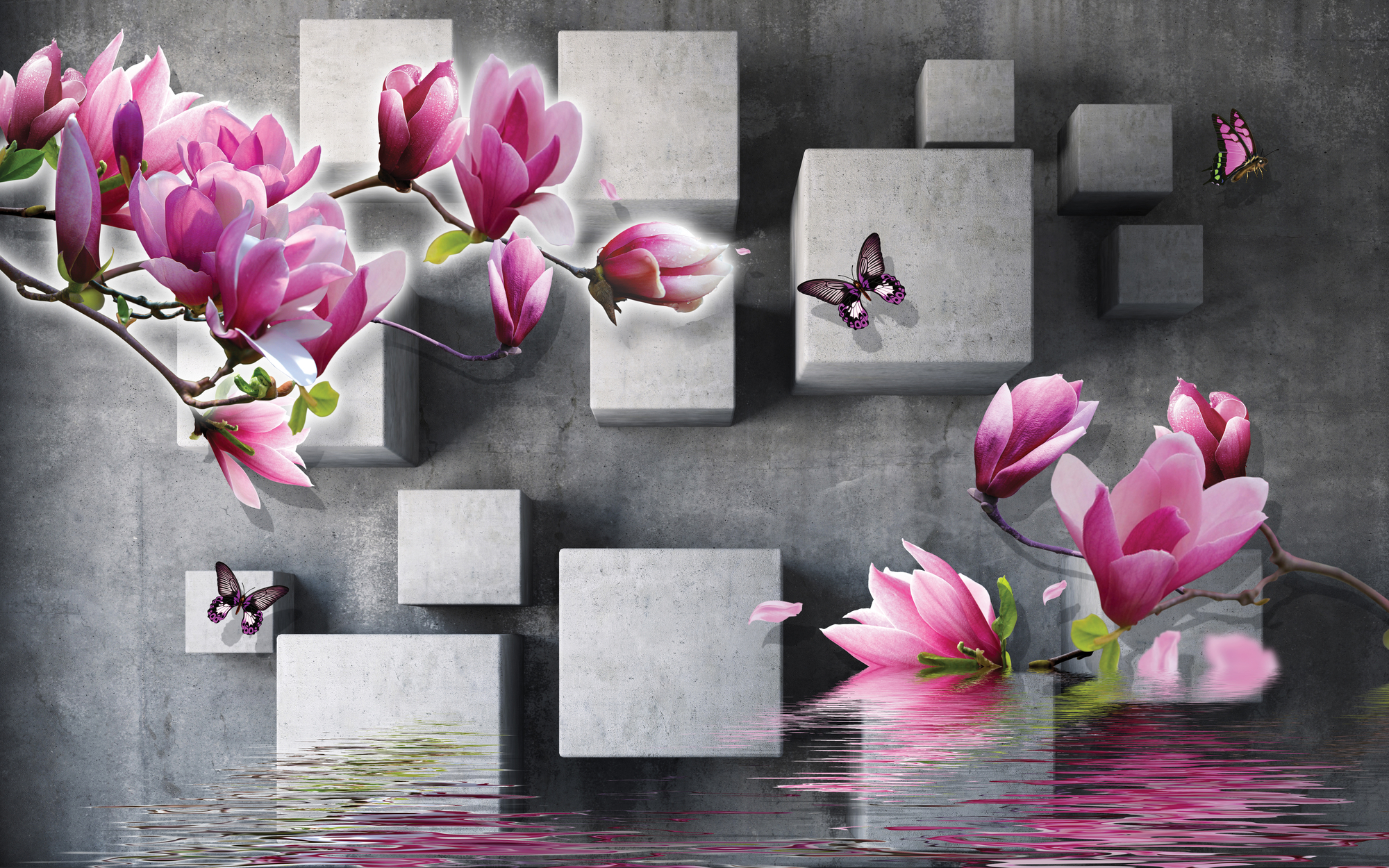 

Фотообои 3D '3D Магнолия' (4343) , Кожа