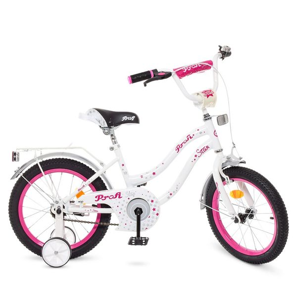 

Велосипед детский Profi 16" Star Бело-малиновый (Y1694)