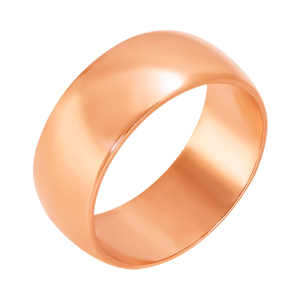 

Обручальное кольцо из красного золота 000119641 18 размера