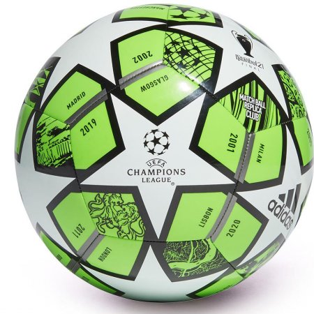 

М'яч футбольний Adidas Finale 21 Anniversary UCL Club GK3471 size 5 Салатовий 5 (82485)