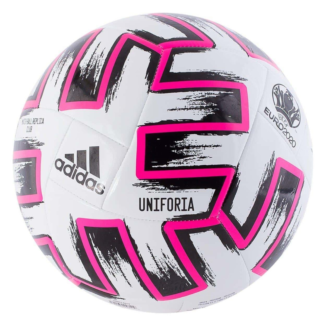 

М'яч футбольний Adidas Uniforia Euro 2020 Club FR8067 size 5 Білий 5 (70627)