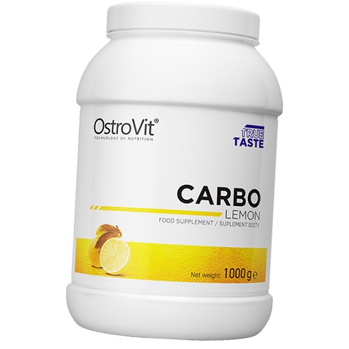 

Углеводы для спортсменов, Carbo, Ostrovit 1000г Лимон (16250004)