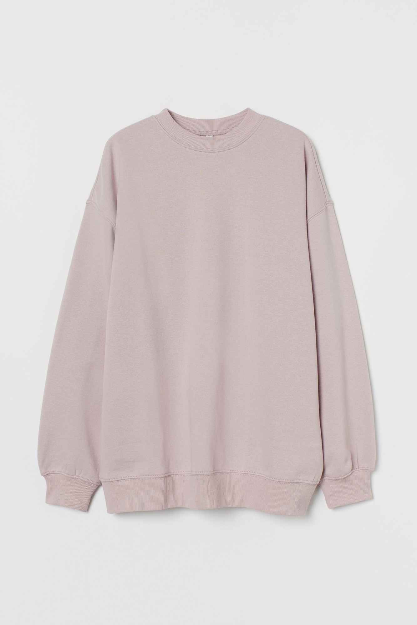 

Свитшот оверсайз H&M M светло-сиреневый 8608332dm