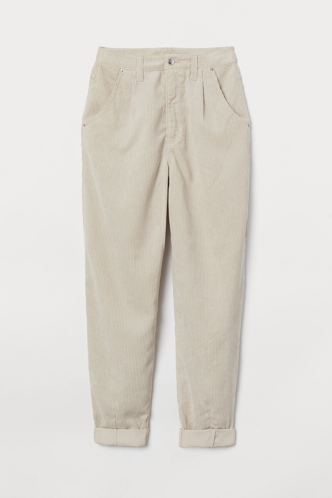 

Брюки вельветовые H&M 36 светло-бежевый 8946432sm