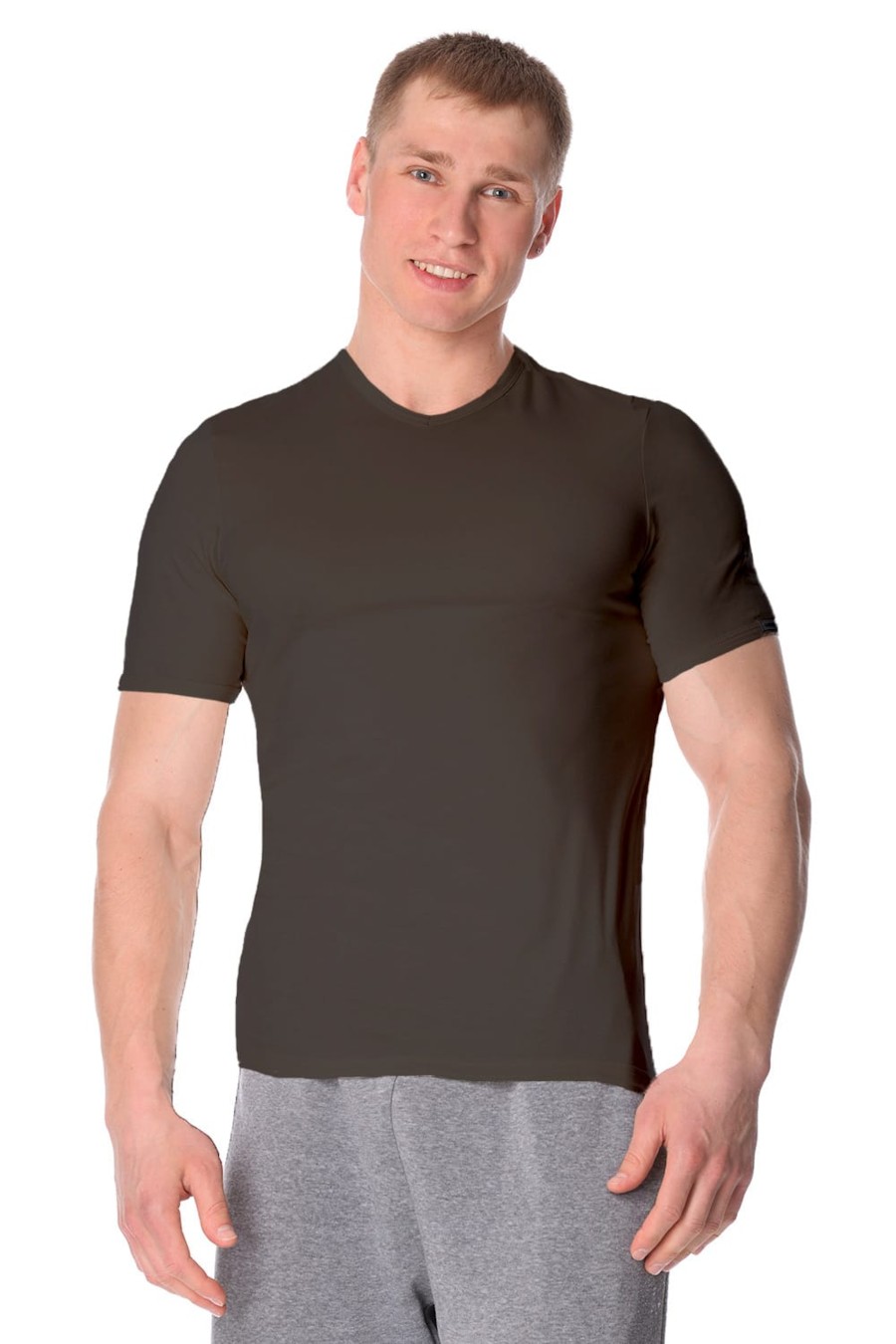 

Футболка Cornette () графитовый, Футболка Cornette 54(2XL) графитовый
