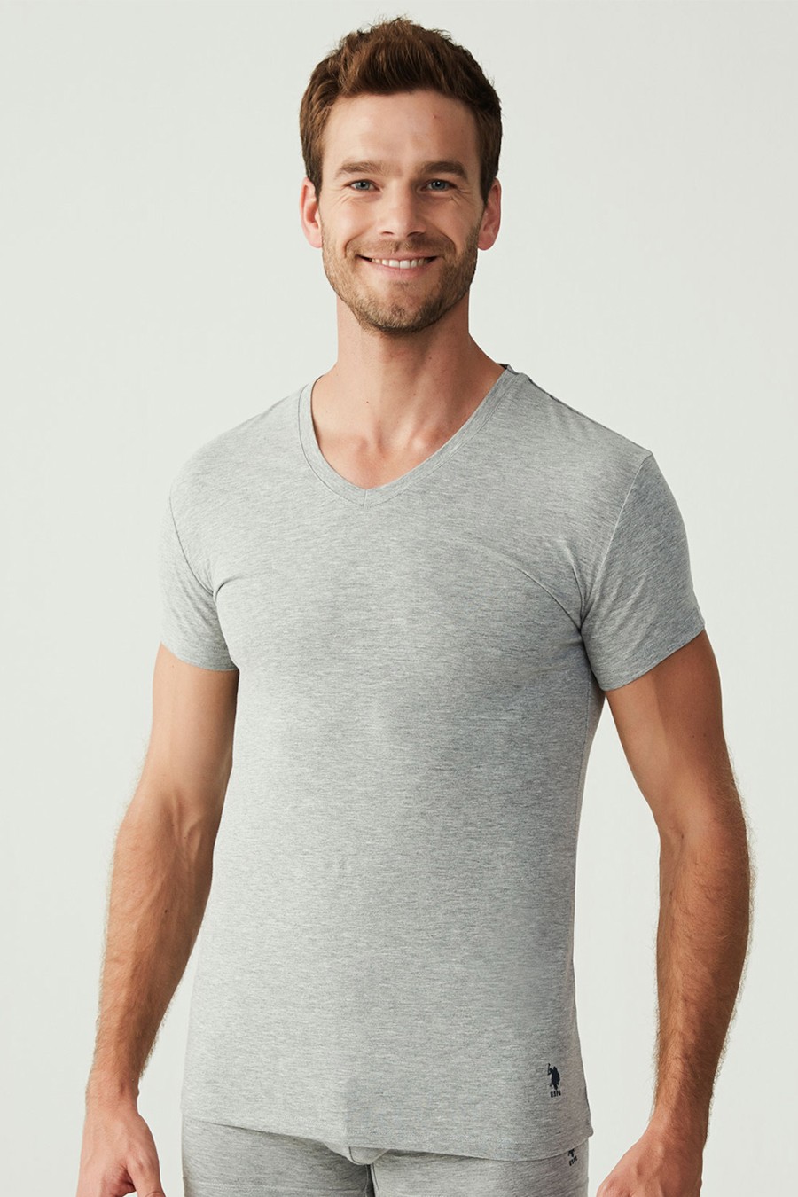 

Футболка U.S. Polo ASSN () Серый, Футболка U.S. Polo ASSN 54(2XL) Серый