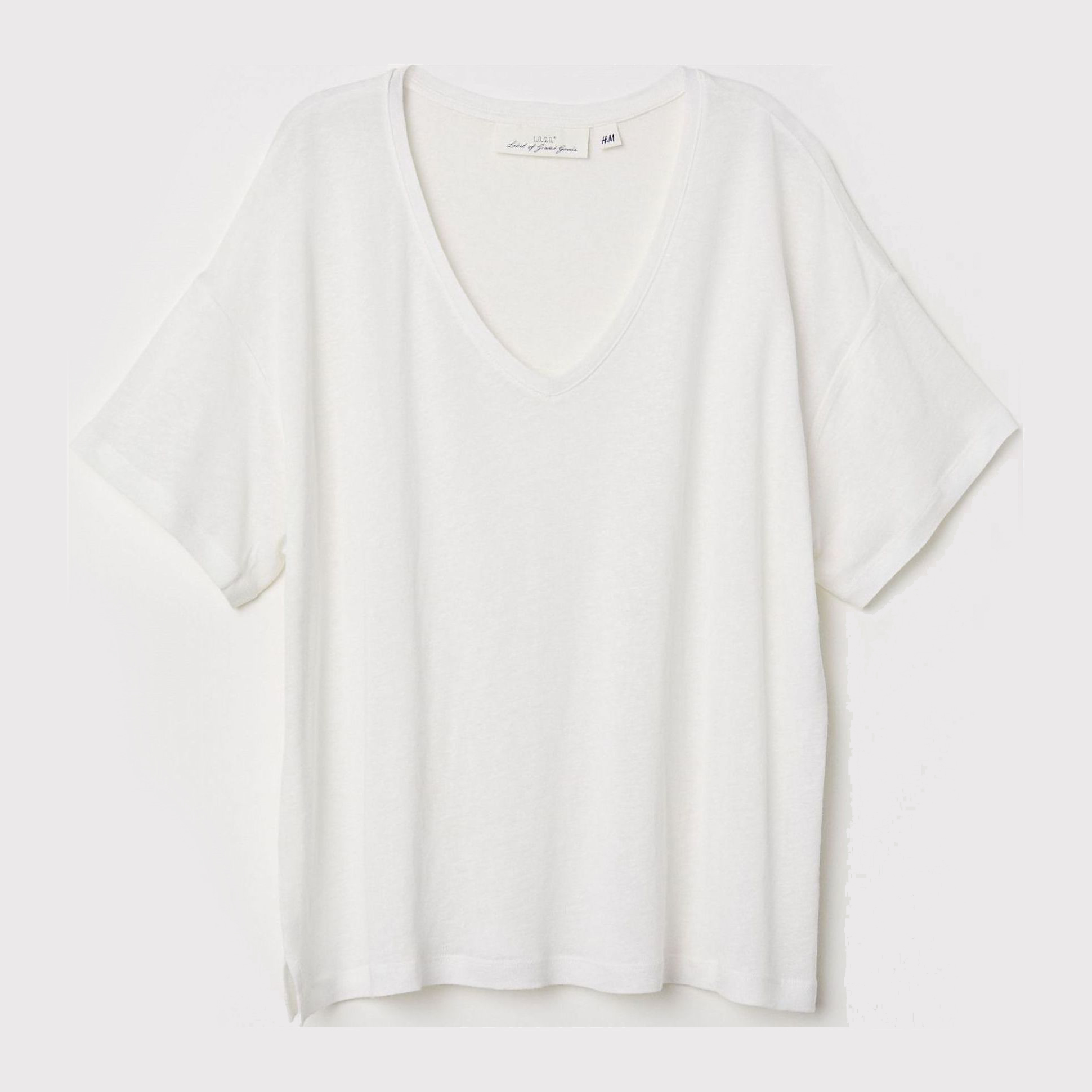 

Футболка H&M 6158087-ABAK M Молочная