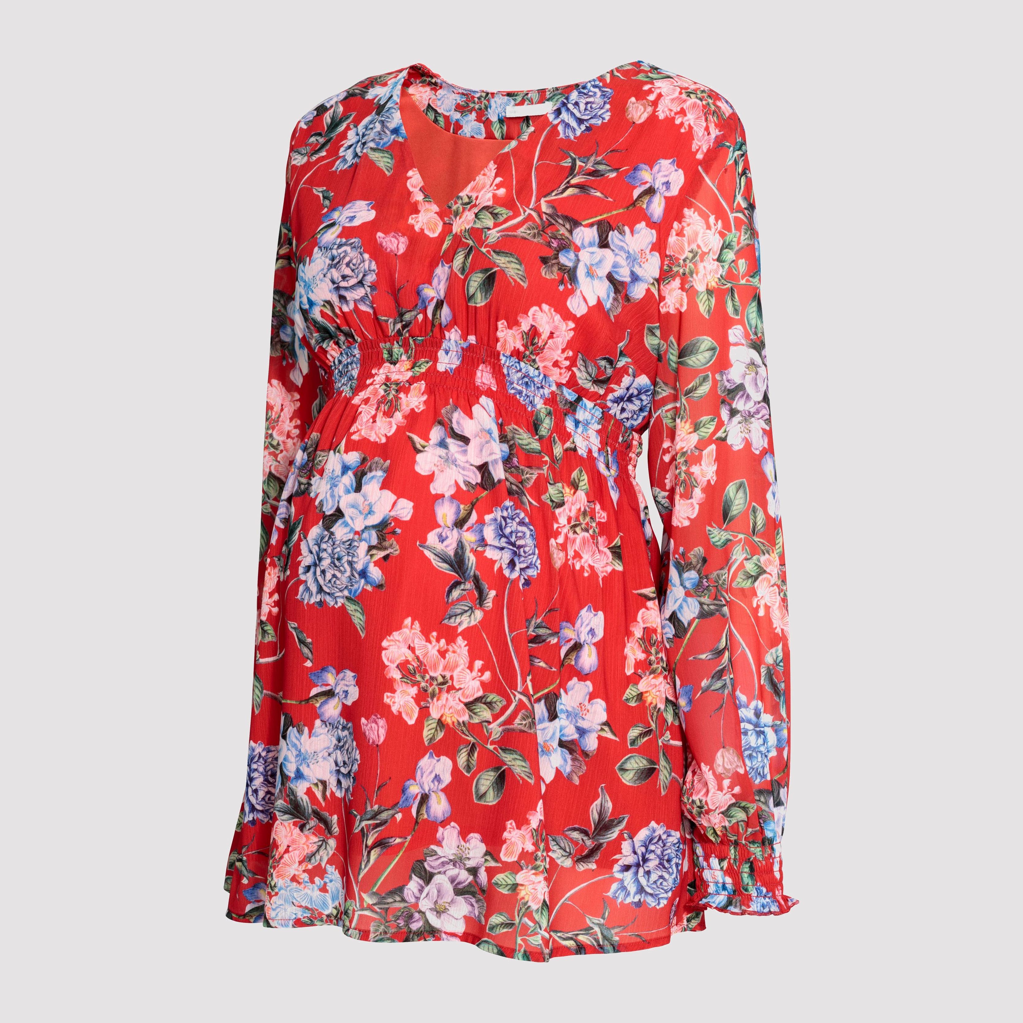 

Блузка для беременных H&M Mama 6151827-AAPQ S Красная
