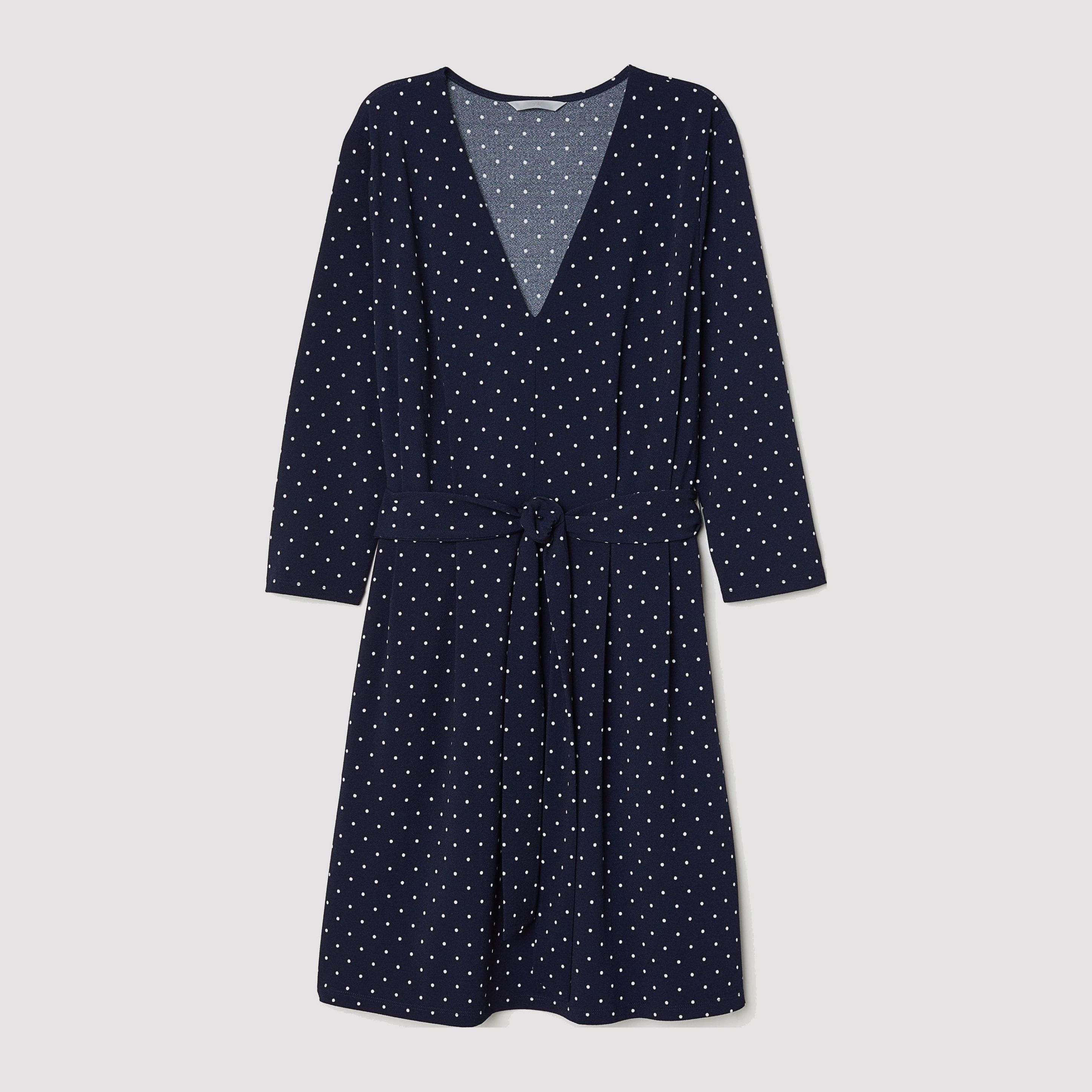 

Платье H&M 6129357-AAZN L Темно-синее