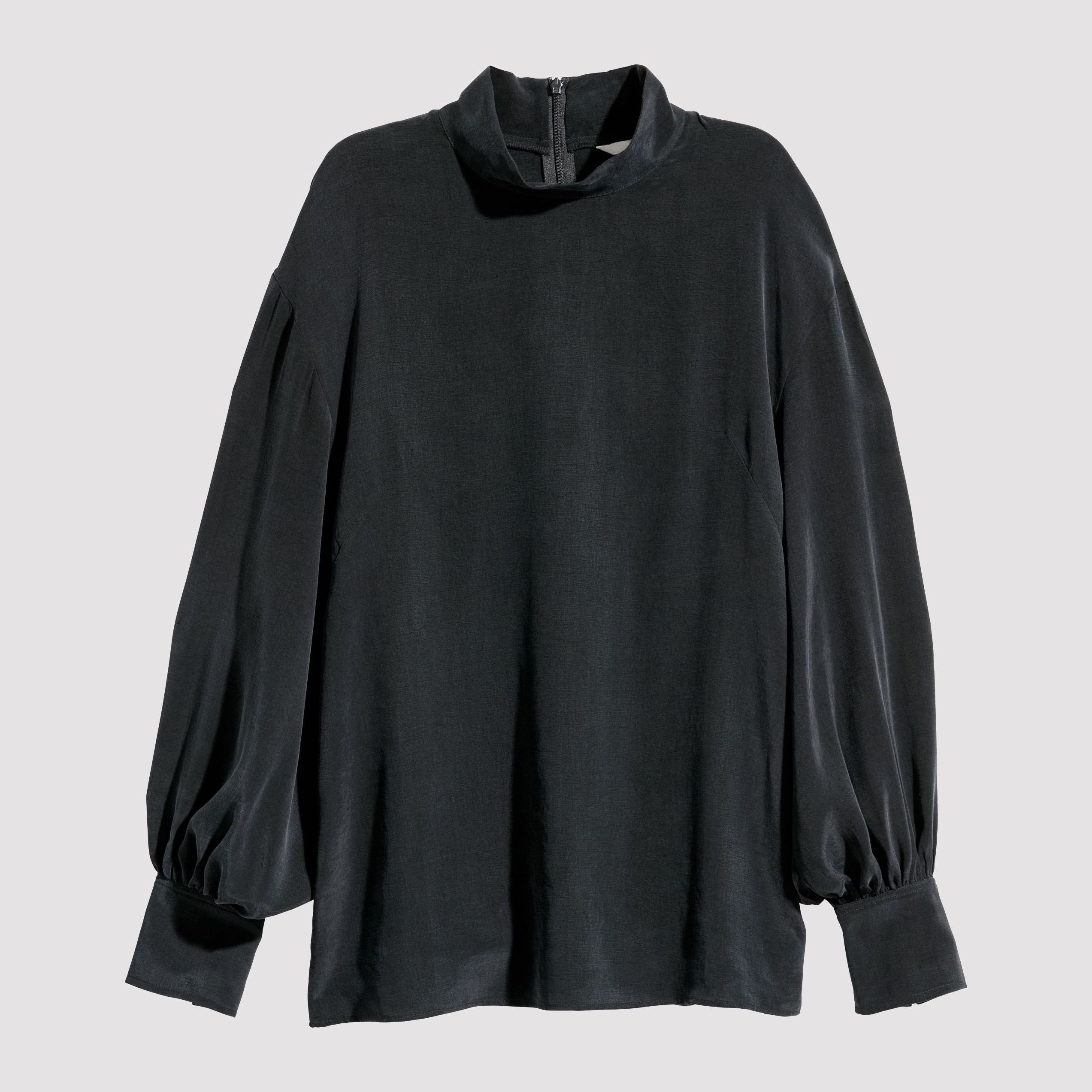 

Блузка H&M 6115697-AAAD 42 Черная