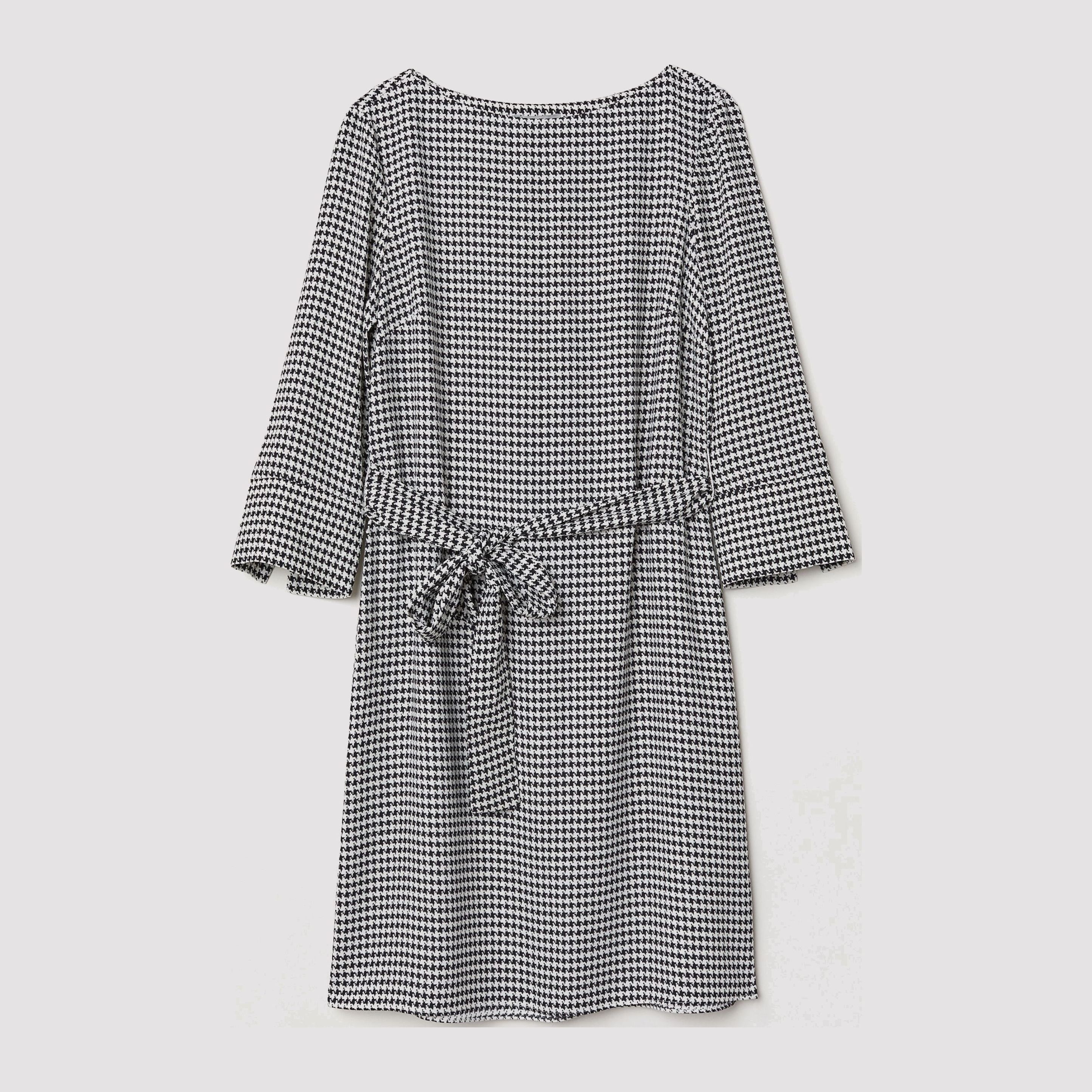 

Платье H&M 6493978-AAJI 46 Черное с белым