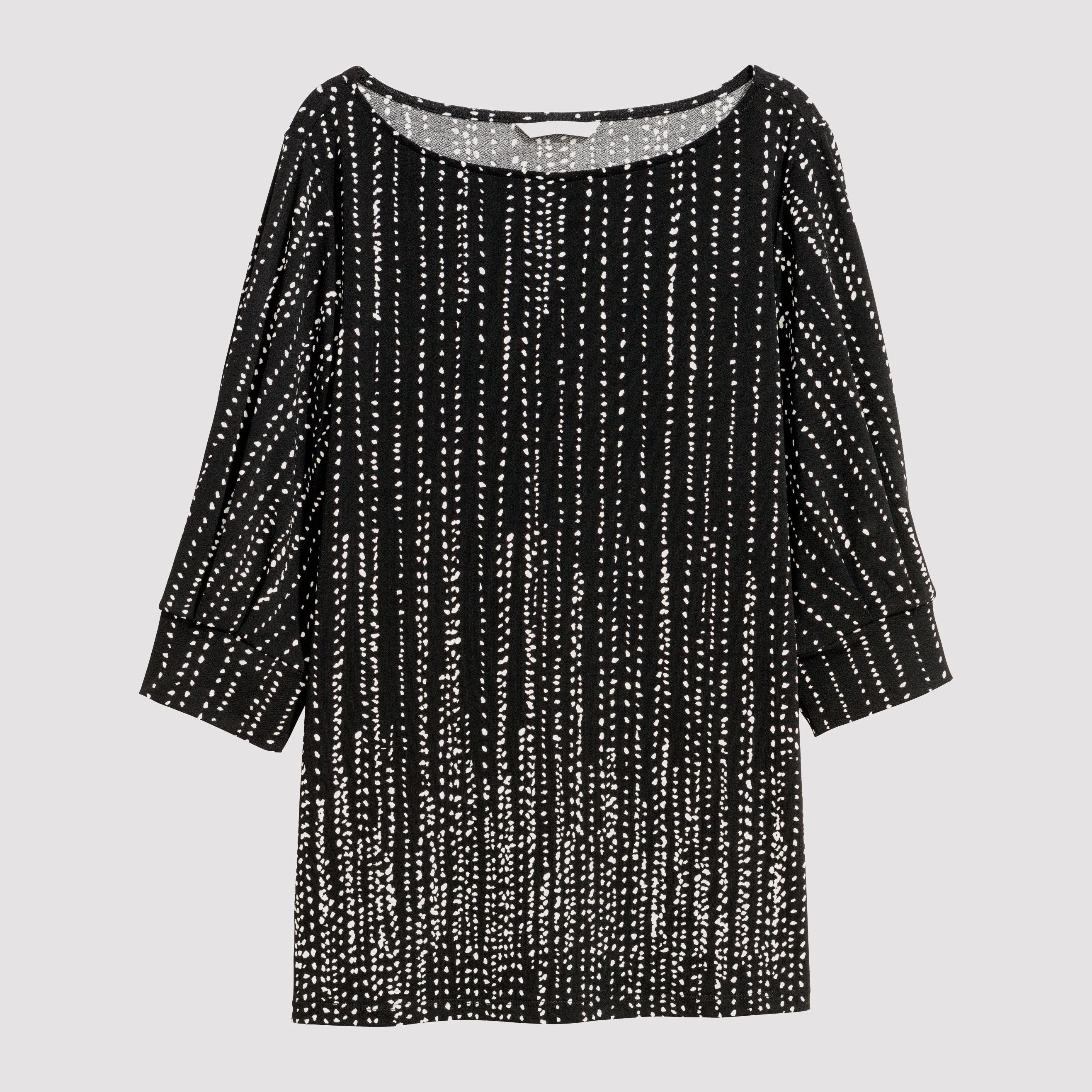 

Блузка H&M 6096507-ACRV S Черная с белым