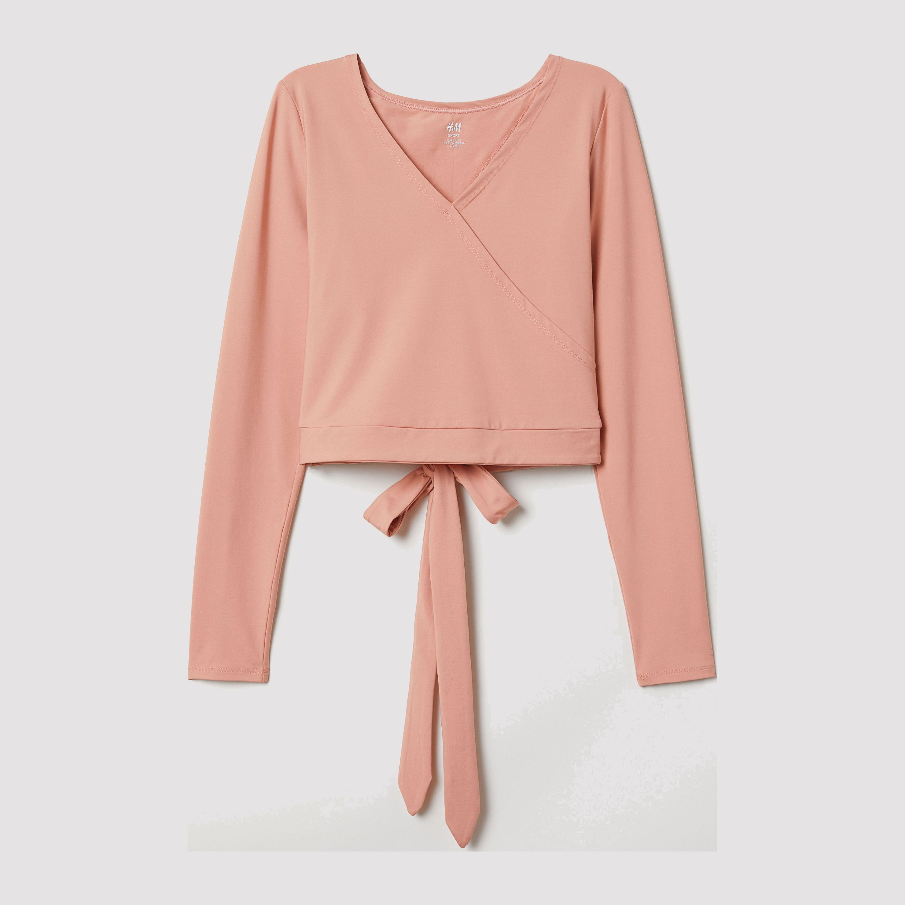 

Спортивный топ H&M 6477518-ACUH M Бледно-розовый