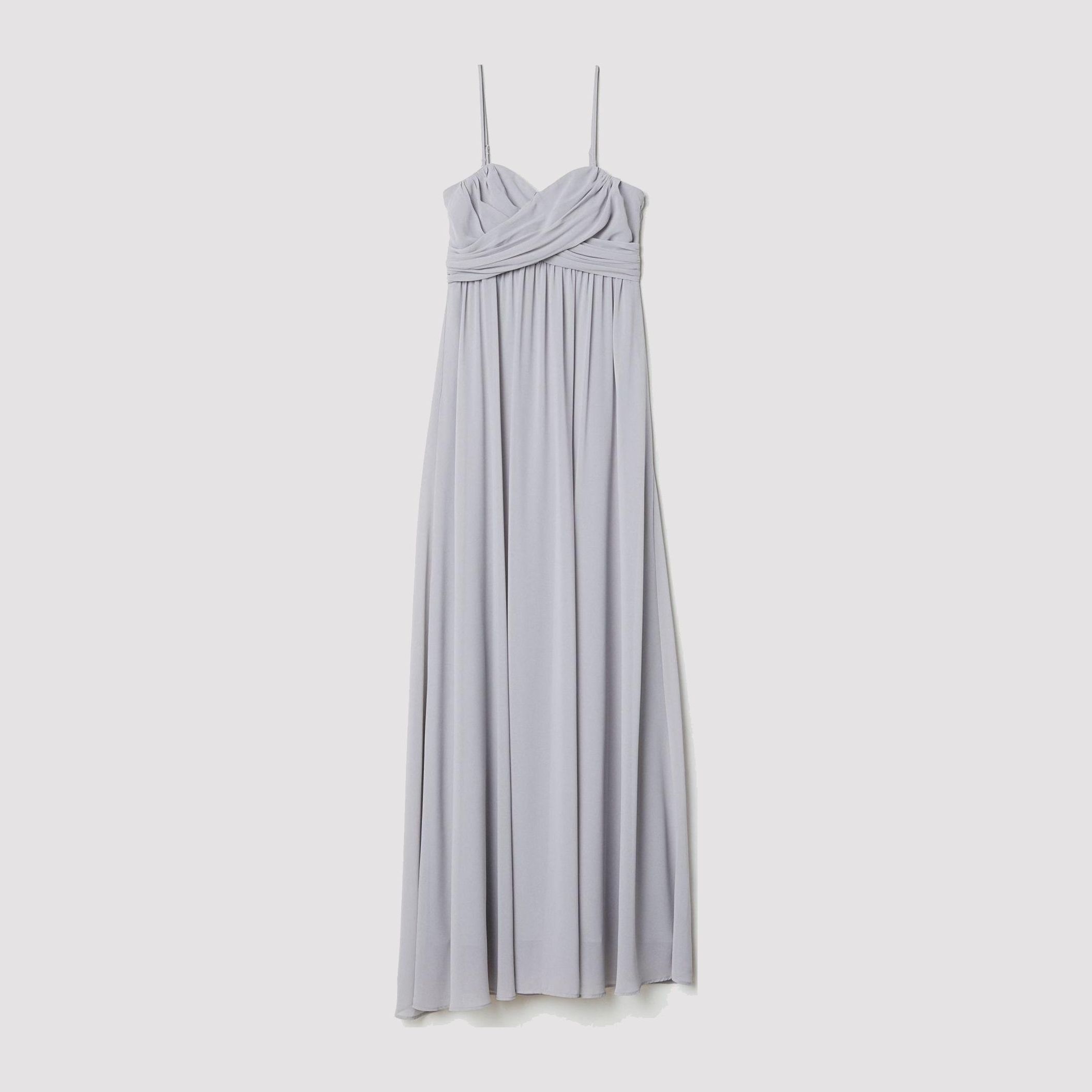 

Платье H&M 6080138-ABKU 34 Серое