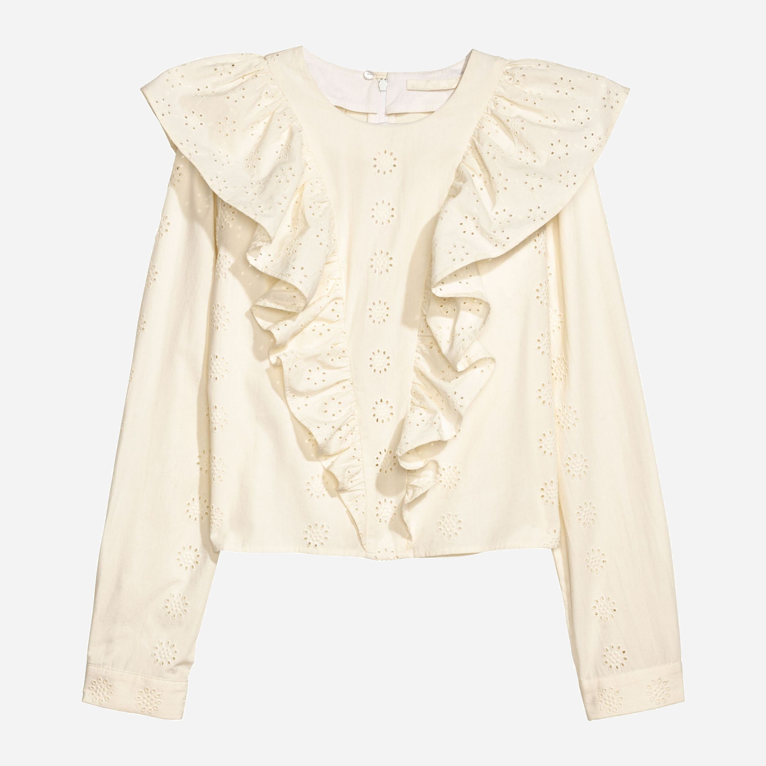 

Блузка H&M 6073227-ABAK 36 Молочная