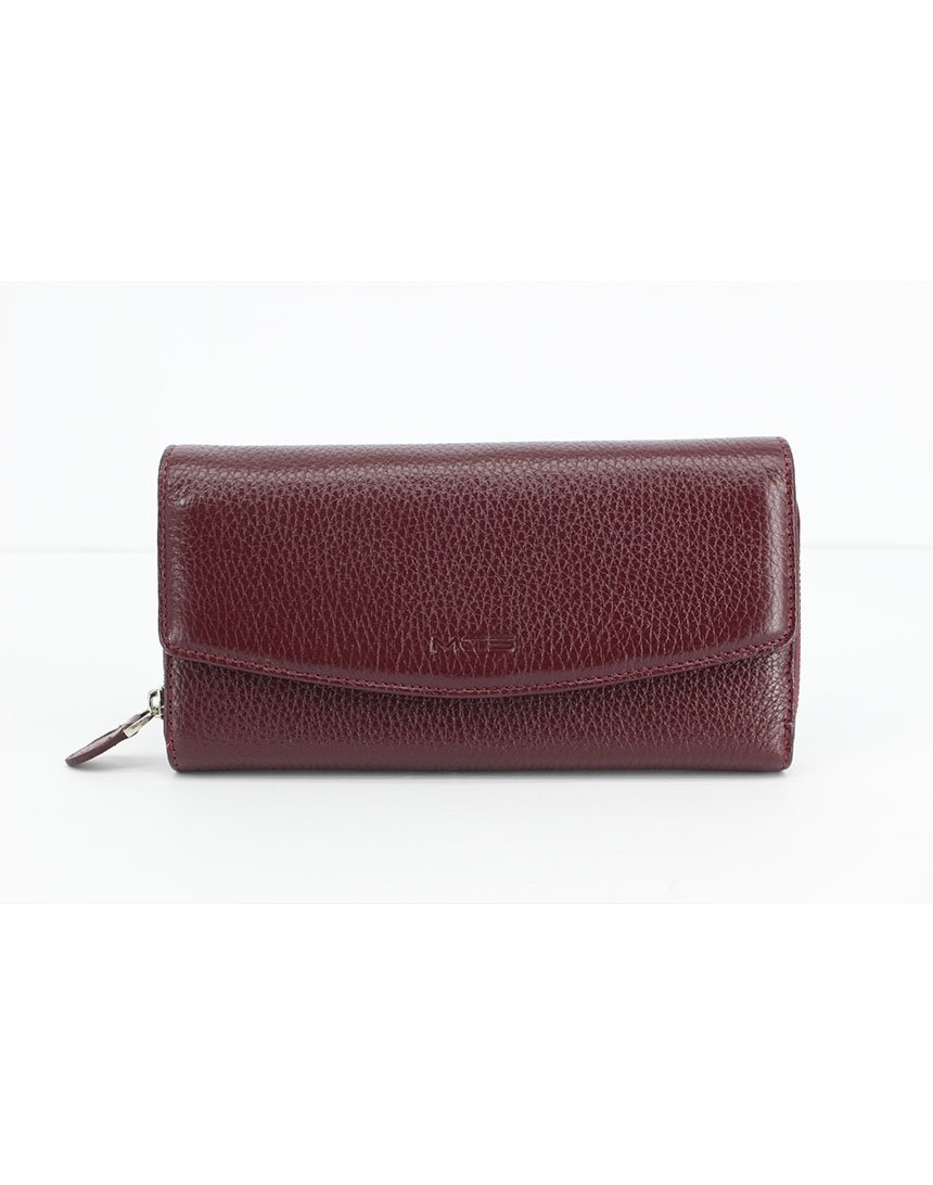 

Элегантная женская купюрница MCS BAGS с портмоне на молнии One Size бордовый (C1956 bordo)