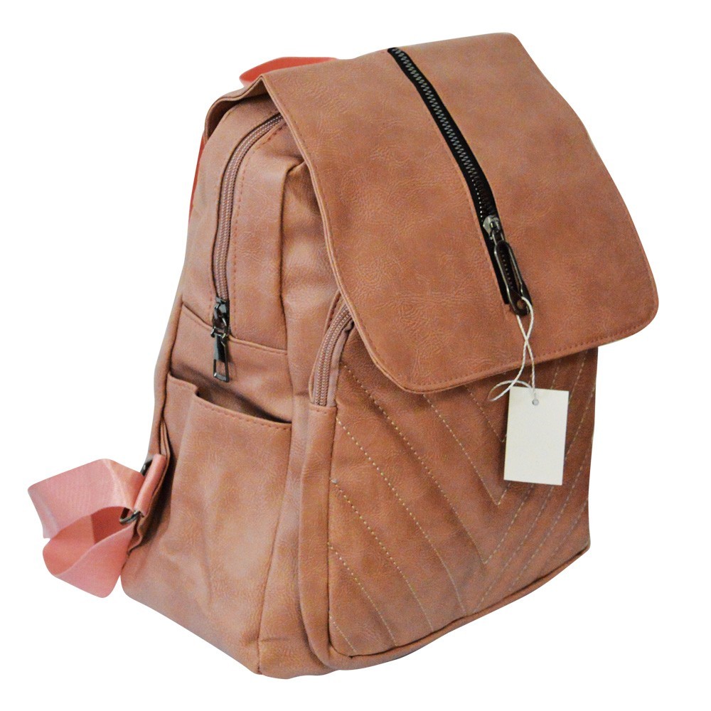 

Рюкзак з екошкіри 32*25*12 см 41361-UN коричневий