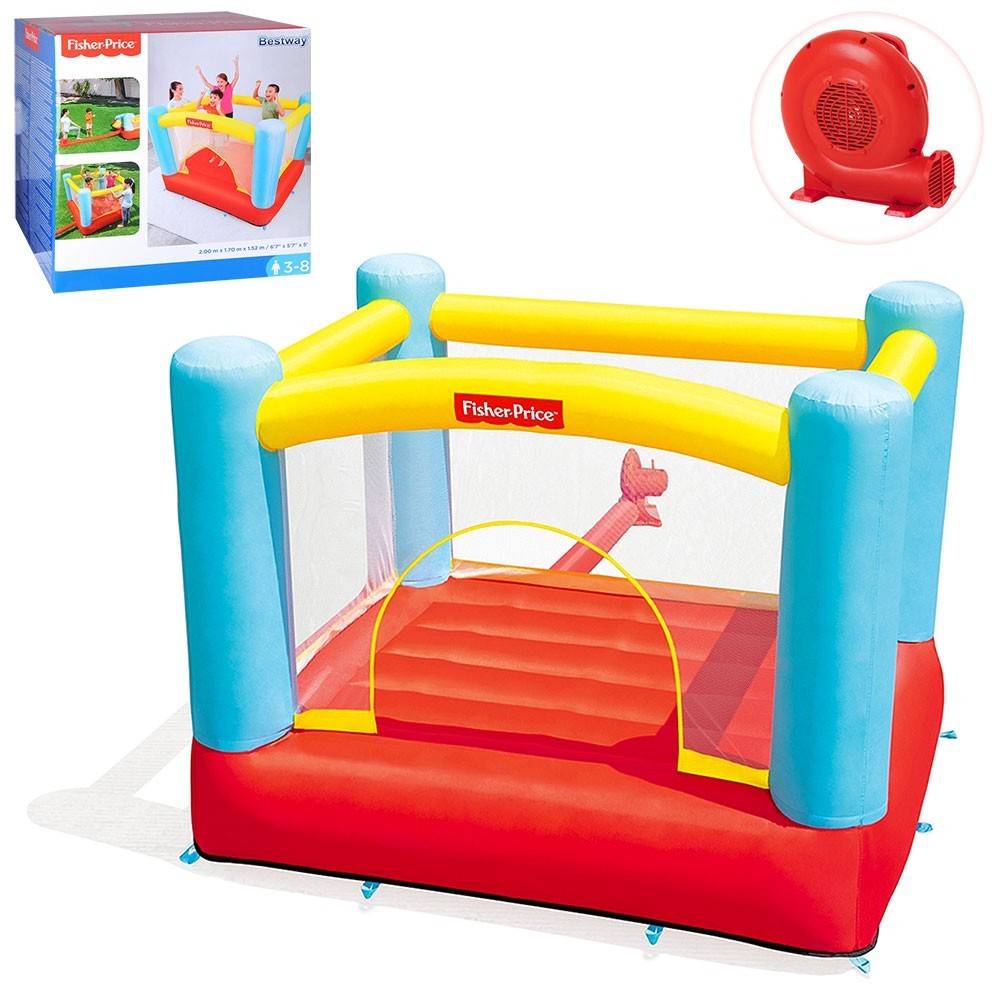 

Надувной игровой центр-батут Bouncetacular Bestway 93549 (200-170-152 см) + электрический насос