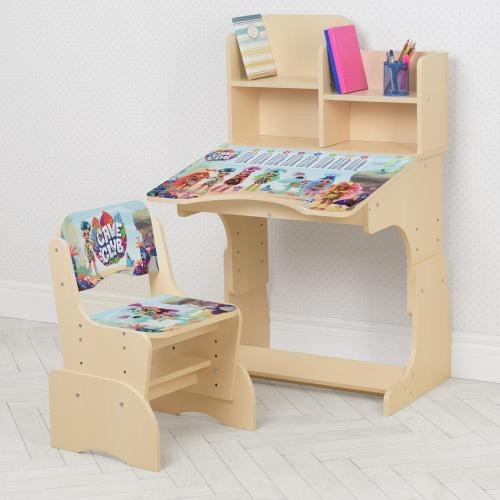 

Детская парта со стульчиком W 2071-102-4 Bambi. Разноцветный