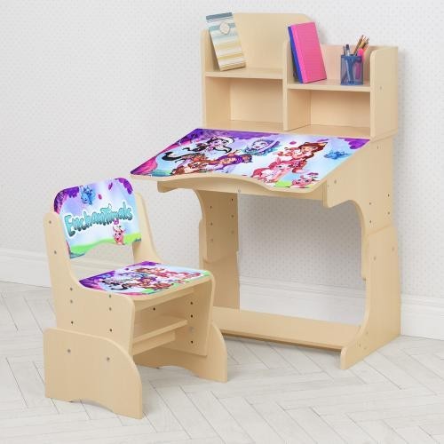 

Детская парта со стульчиком W 2071-57-6 Bambi. Бежевый